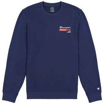 Clothing Men Sweaters Champion Crewneck Sweatshirt Navy blue