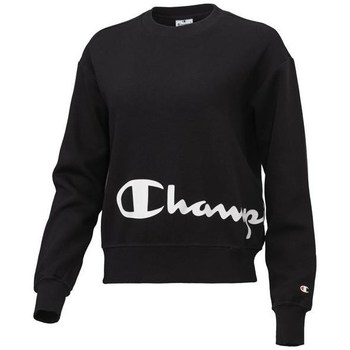 Clothing Women Sweaters Champion Crewneck Sweatshirt Black