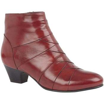Shoes Women Boots Lotus Tara Womens Ankle Boots red