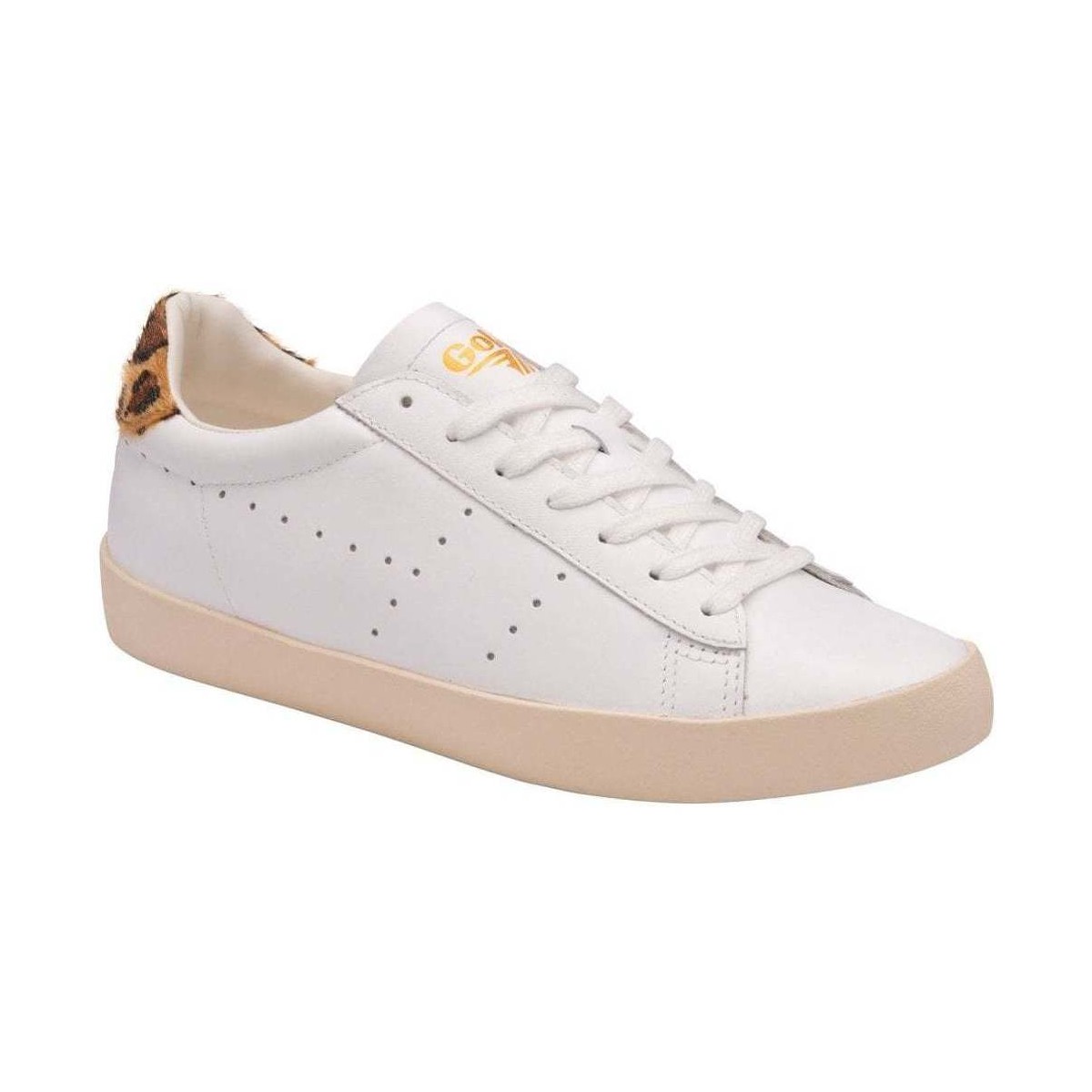 Shoes Women Derby Shoes & Brogues Gola Nova Leather Womens Casual Trainers White