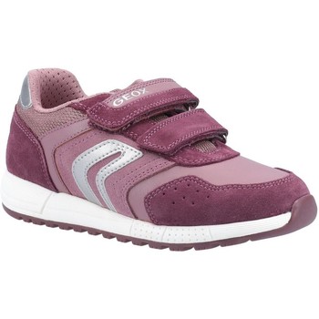 Shoes Girl Trainers Geox Alben Girls Trainers purple