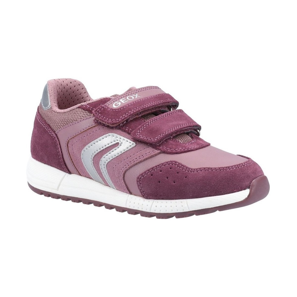 Shoes Girl Trainers Geox Alben Girls Trainers Purple