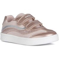 Shoes Girl Trainers Geox DJRock Girls Trainers pink