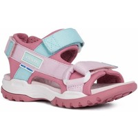 Shoes Girl Sandals Geox Borealis Girls Sandals pink