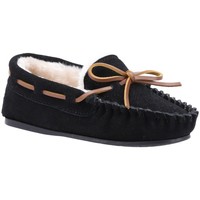 Shoes Girl Boat shoes Hush puppies Addison Kids Slippers black