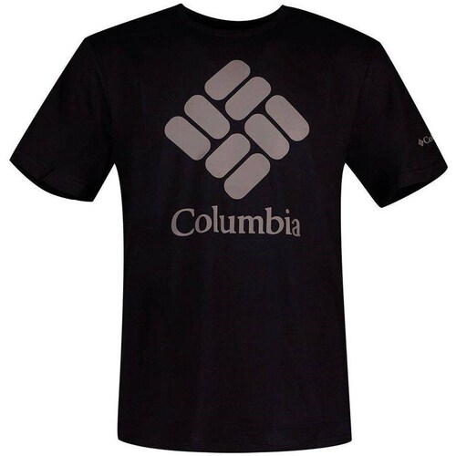 Clothing Men Short-sleeved t-shirts Columbia Trek Logo Black