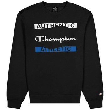 Clothing Men Sweaters Champion Crewneck Sweatshirt Black