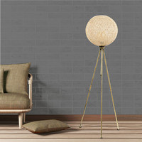 Home Floor lamps Opviq Floor Lamp - Pied - Gold Gold