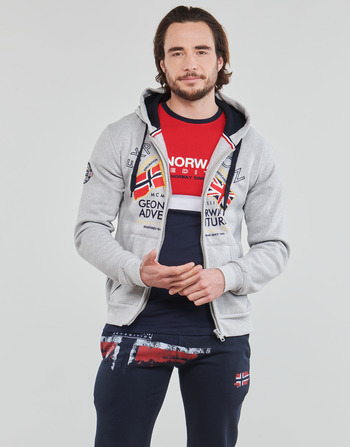 Clothing Men Sweaters Geographical Norway FLEPTO Grey / Mix