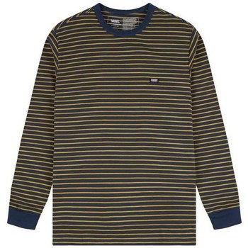 Clothing Men Sweaters Vans MN Off The Wall Clas Yellow, Navy blue