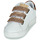 Shoes Girl Low top trainers Semerdjian GARBIS White / Gold