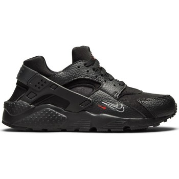 Shoes Children Low top trainers Nike Huarache Run Black