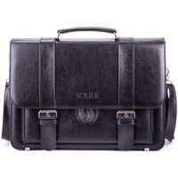 Bags Men Briefcases Solier S28 Black
