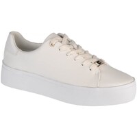 Shoes Women Low top trainers Calvin Klein Jeans Flatform Lace UP White