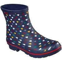 Shoes Women Wellington boots Skechers Bobs Rain Check Love Splash Womens Wellingtons blue