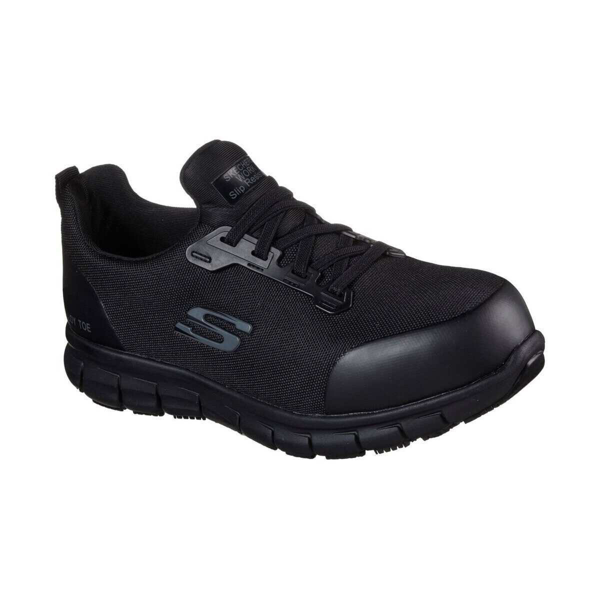 Shoes Women Trainers Skechers Work Sure Track Jixie Alloy Trainers Black