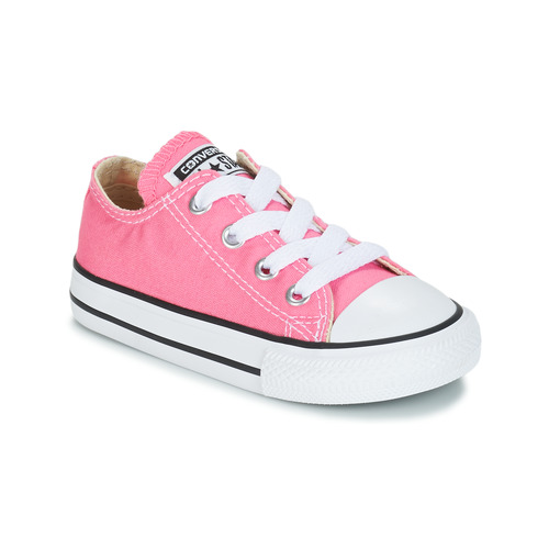 Shoes Girl Low top trainers Converse ALL STAR OX Pink