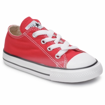 Shoes Children Low top trainers Converse ALL STAR OX Red