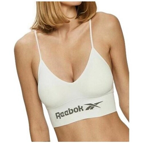 Clothing Women Short-sleeved t-shirts Reebok Sport Seamless White