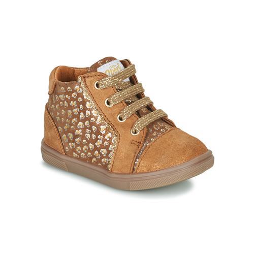 Shoes Girl Hi top trainers GBB NUZZIA Brown