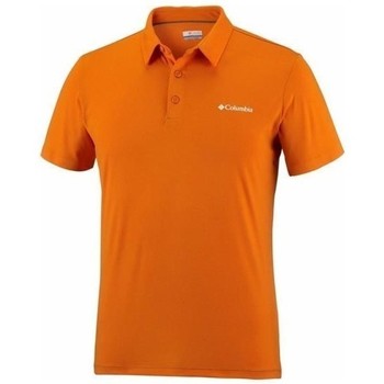 Clothing Men Short-sleeved polo shirts Columbia Koszulka Męska Triple Canyon Pomarańcz Orange