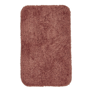 Home Bath mat Today Tapis de Bain Teufte 80/50 Polyester TODAY Essential Terracotta Terracotta