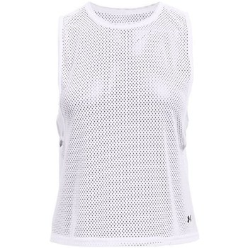 Clothing Women Short-sleeved t-shirts Under Armour Muscle Msh Tank White