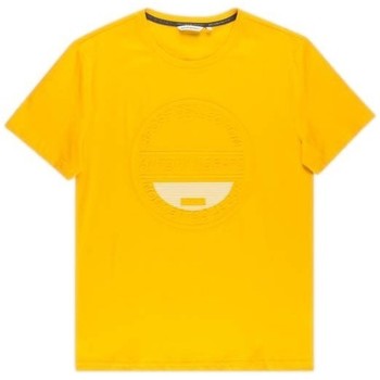 Clothing Men Short-sleeved t-shirts Antony Morato Tshirt Męski Super Slim Fit Gold Yellow