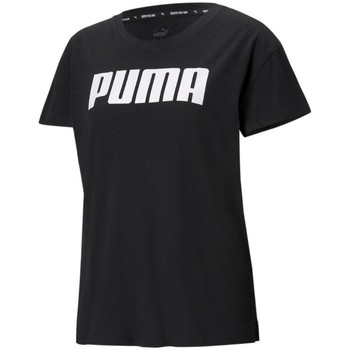 Clothing Women Short-sleeved t-shirts Puma Tshirt Damski Rtg Logo Tee Black
