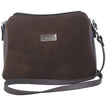 Bags Women Handbags Barberini's 93111 Graphite, Brown