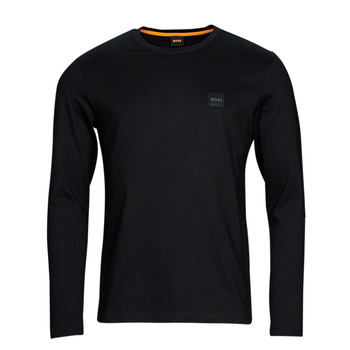 Clothing Men Long sleeved tee-shirts BOSS Tacks Black
