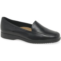 Shoes Women Loafers Clarks Georgia Womens Wide Fit Shoes black