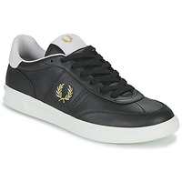 Shoes Men Low top trainers Fred Perry B400 LEATHER Black