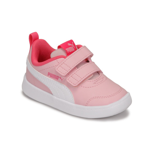 Shoes Girl Low top trainers Puma Courtflex v2 V Inf Pink