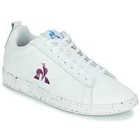 Shoes Women Low top trainers Le Coq Sportif COURTCLASSIC W SPORT White / Purple