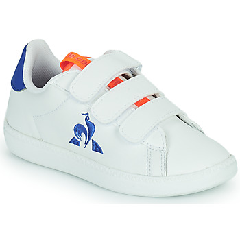 Shoes Men Low top trainers Le Coq Sportif COURTSET PS SPORT White / Orange / Blue