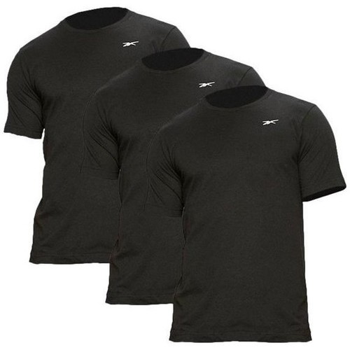Clothing Men Short-sleeved t-shirts Reebok Sport Santo 3P Black