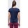 Clothing Women Short-sleeved t-shirts Salewa Alpine Hemp Print 28115-3960 Blue