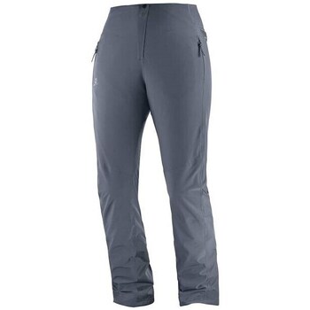 Clothing Women Trousers Salomon Warm Ambition Snowboard Grey