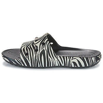 Crocs CLASSIC SLIDE Black / Zebra