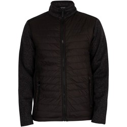 Clothing Men Jackets Regatta Arkley Full Zip Quilted Fleece Jacket black