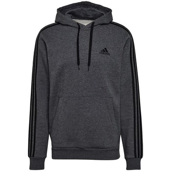 Clothing Men Sweaters adidas Originals Essentials Fleece 3STRIPES Hoodie Grey