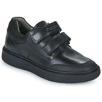 Shoes Low top trainers Geox J RIDDOCK B. F Black
