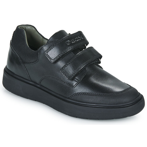 Shoes Low top trainers Geox J RIDDOCK B. F Black