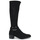Shoes Women High boots JB Martin LEONOR Canvas / Suede / Black
