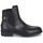 Shoes Women Mid boots Tommy Hilfiger TH LEATHER FLAT BOOT Black