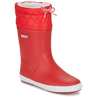 Shoes Children Wellington boots Aigle GIBOULEE 2 Red / White