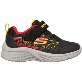 Shoes Children Low top trainers Skechers Microspec Texlor Black, Yellow
