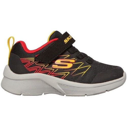 Shoes Children Low top trainers Skechers Microspec Texlor Yellow, Black
