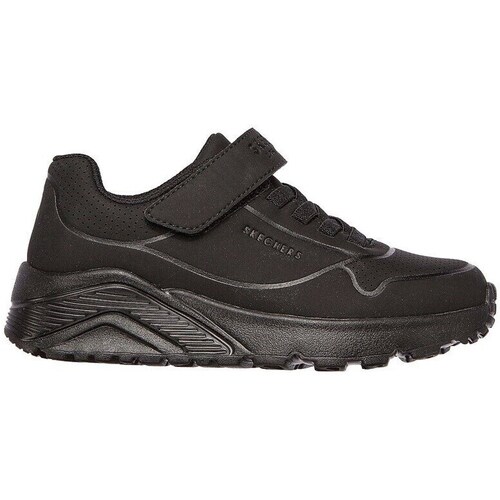Shoes Children Low top trainers Skechers Uno Lite Vendox Black